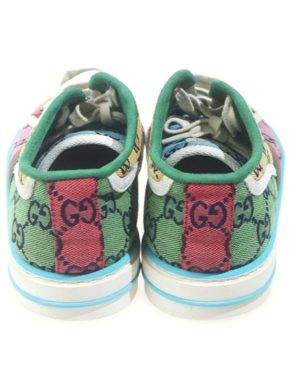 Gucci GG Canvas Tennis Low Cut Sneakers Multicolor